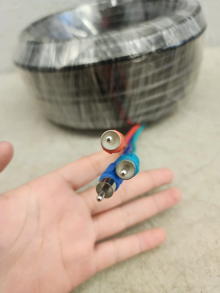 (2) Bizlink 20' DVI/RCA AWM I/II 30V VW-1 Low Voltage Cable LL106336 - Image 3 of 4