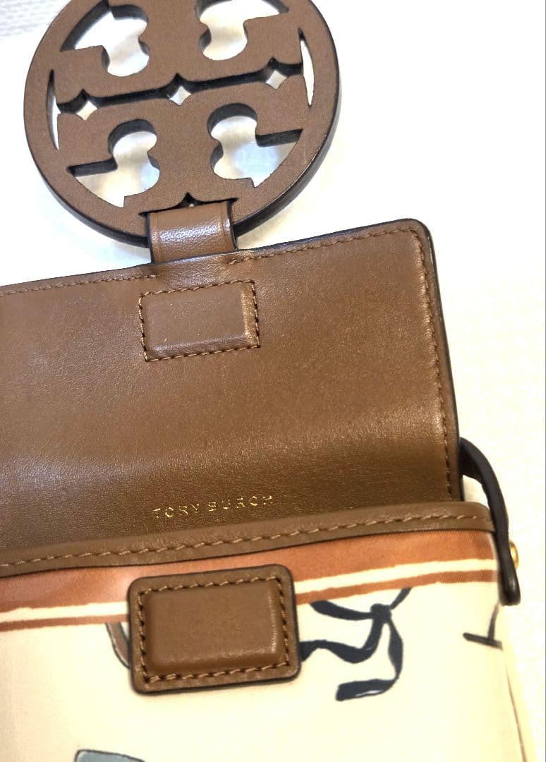 Tory Burch Smartphone Shoulder Bag Crossbody Leather Women's From Japan thumbnail 3