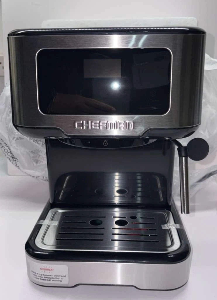 Chefman CraftBrew Espresso Machine, 15-Bar Pump Digital Espresso Maker w/Steam W
Opens in a new wind