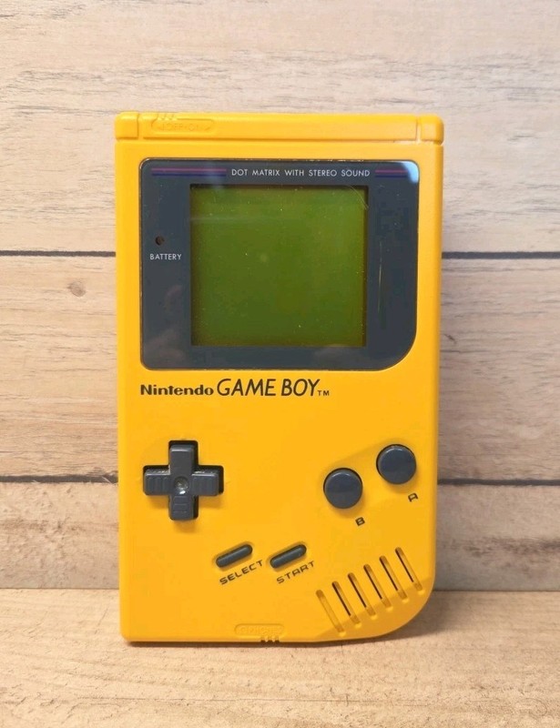 Nintendo Game Boy Original DMG-01 Play It Loud Edition In Yellow Tested