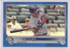 2022 Topps Chrome Logofractor Edition Blue Refractor /150 Pete Alonso #92 0nr3