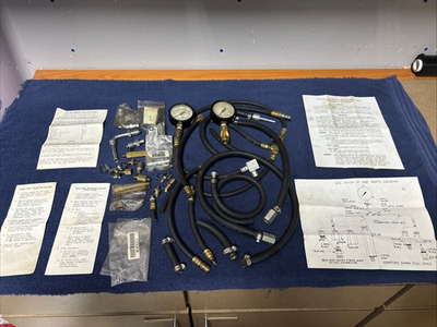 #ad #ad Bosch Fuel Injection Pressure Tester kit With Paperwork Unsure If Complete C1 $49.99