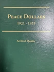 Starter set of 8 PEACE $, 1922 S to 1935 PDS in AU condition. Better Dates