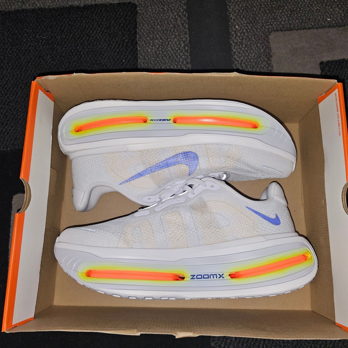 Nike Vomero Premium Mens 13 White Lapis Total Orange New | eBay