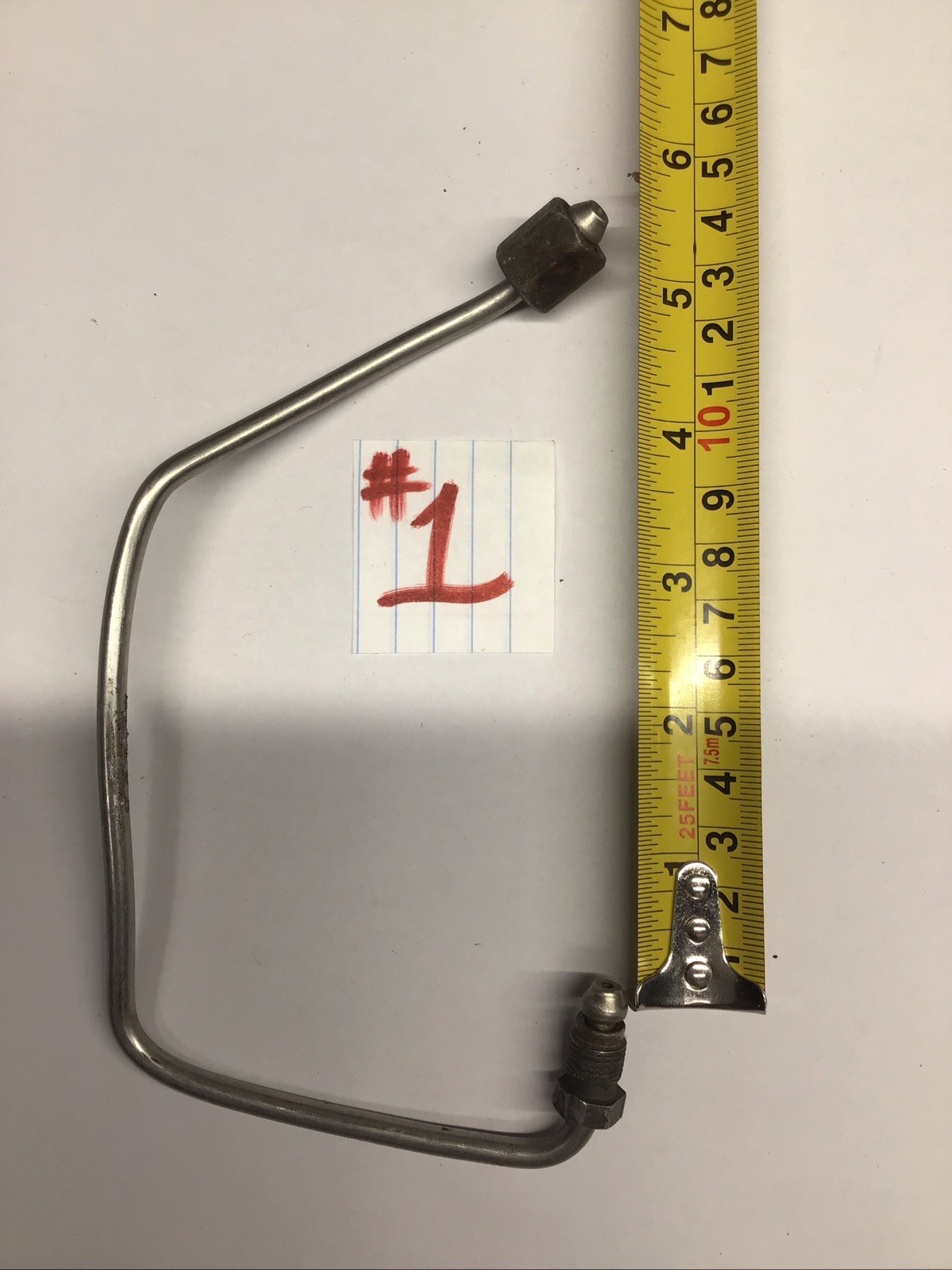 1981-89 -93 ROLLS ROYCE SILVER SPIRIT SPUR BENTLEY FUEL LINE PIPE #1