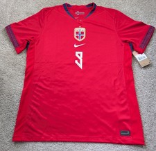 Nike Norway Haaland 2025 Home Stadium Jersey Men's Size Large