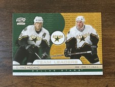 2001-02 Pacific Team Leaders Mike Modano Brett Hull #428 Dallas Stars HOF