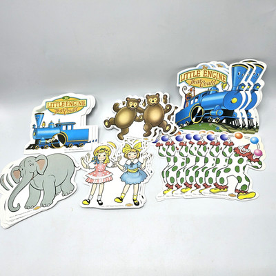 Little Engine That Could 37 Paper Cut Outs Classroom Decor Train Circus Die 4''