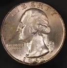 1962 D WASHINGTON QUARTER - LOT CC-102
