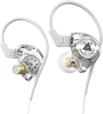 Wired Gaming Earbuds In-Ear Monitors 10mm Dynamic Driver HiFi White