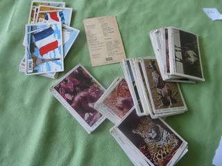 OVER 65 'DANDY' TRADE CARDS ANIMALS & FLAGS