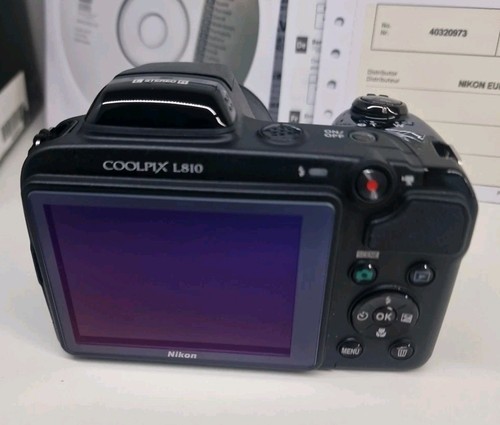 Nikon Coolpix L810 16.1MP Digital Camera - Black - "Near Mint" - 8GB SD - Boxed - Picture 2 of 11
