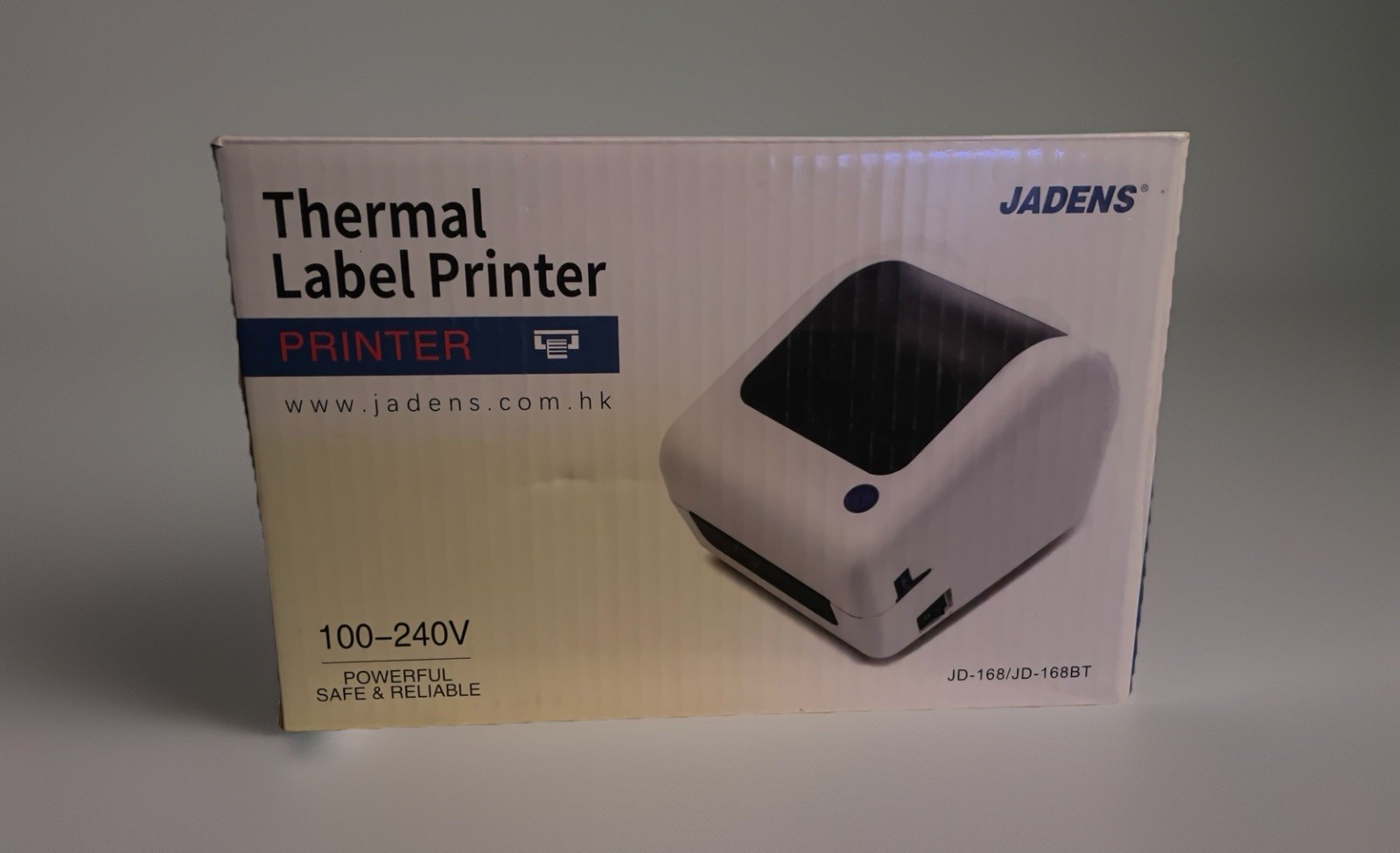 JADENS 168BT Classic White Bluetooth Shipping Label Printer