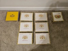 Lot Of Cigar Boxes, 8 Boxes, Classy Storage, Use For Crafts, Macanudo