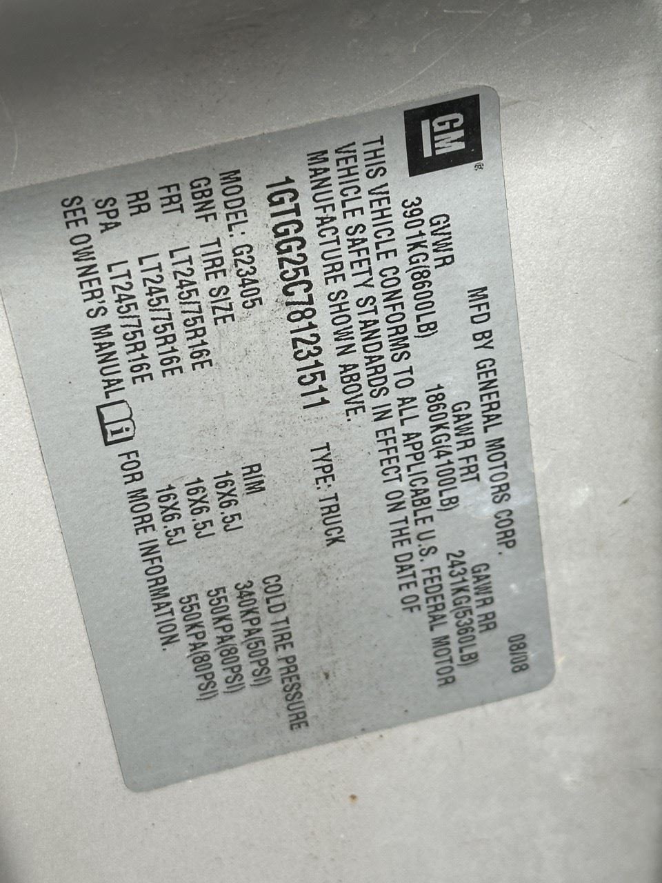 Passenger Right Fender Fits 03-24 EXPRESS 2500 VAN 1436307 thumbnail 10