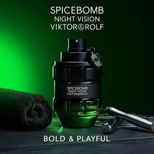 Viktor & Rolf Spicebomb Night Vision Men's Eau De Toilette - 3.04oz