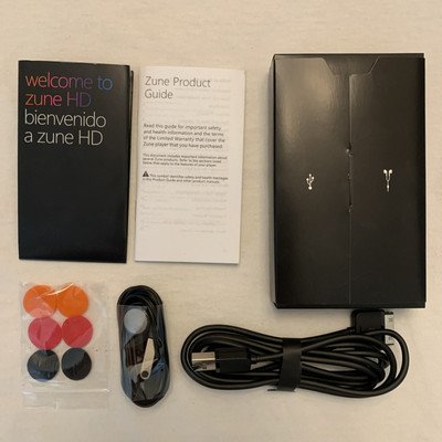 Microsoft Zune HD Black ( 32 GB ) Digital Media Player for sale