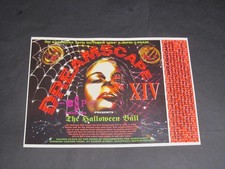 DREAMSCAPE XIV 14 1994 OLDSKOOLHARDCORE JUNGLE RAVE FLYER ESP HELTER SKELTER VG+