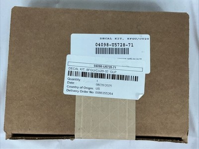 New In Box Toyota 04098-U5728-71 Decal Kit (Forklift Marking & ID) 8FGU/CU20-32