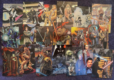STAR WARS Galaxy/Heritage Etched Foil Inserts Complete Your Set/You Pick