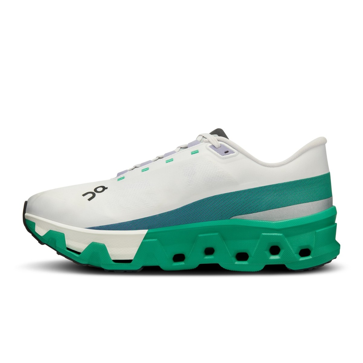 On Cloudmonster Hyper White / Mint Ultralight Shoes Athletes