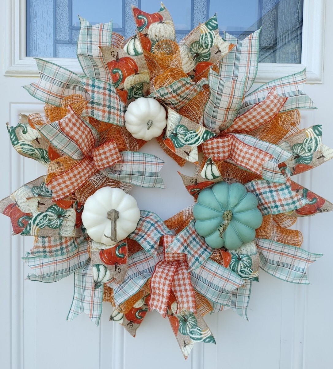Fall Mesh Wreath