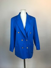 Women's Peekaboo Blue Costume Double Breasted Sailor's Jacket W Gold Buttons L