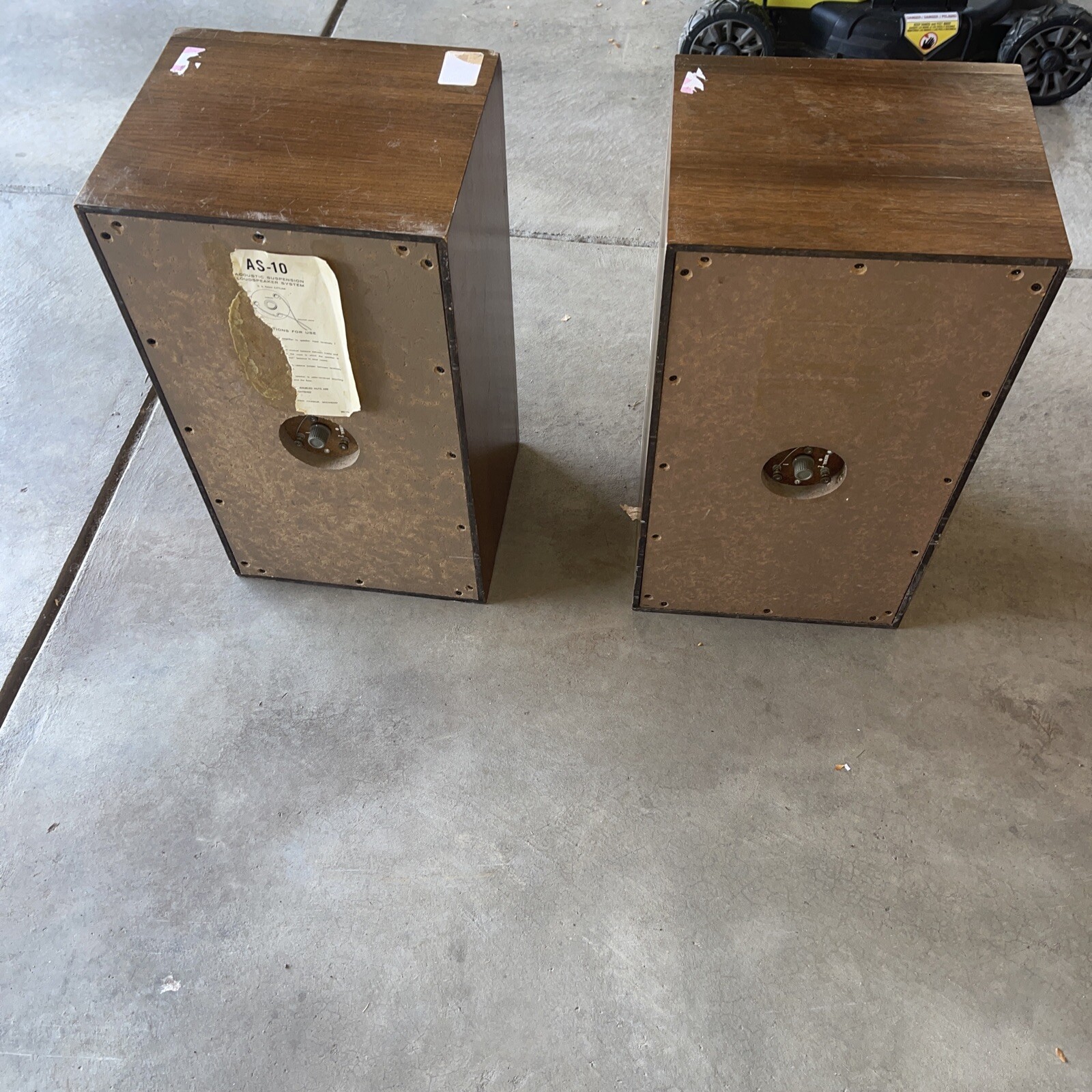 Pair of Vintage Heathkit AS10W speakers.. Tested.. Rare eBay