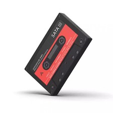 2.5 Inch External SSD Case Disk Shape Vintage Mobile HDD EnclosureWX