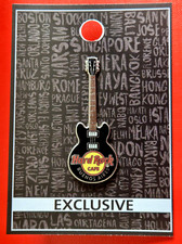 HRC Hard Rock Cafe Buenos Aires Core Guitar Series Black 3 String