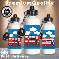 PERSONALISED CUSTOM YOUR NAME WATER BOTTLE FRIENDS SCHOOL SPORTS GYM GIFTS