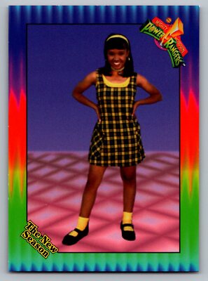 1995 Collect-A-Card Power Rangers The New Season Retail #2 Aisha Bonus Card 2