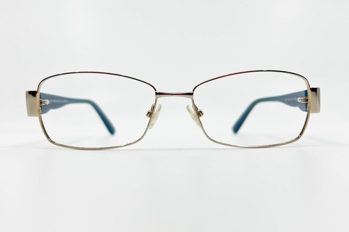 Valentino Eyeglasses Frames V2101 719 Blue Silver Rectangular Full Rim 54-15-135