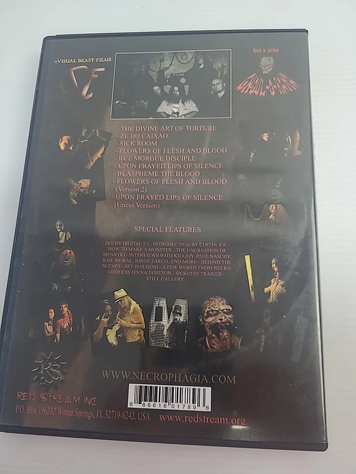 Necrophagia Nightmare Scenarios DVD - Death Metal (B6.2) - Image 2 of 4