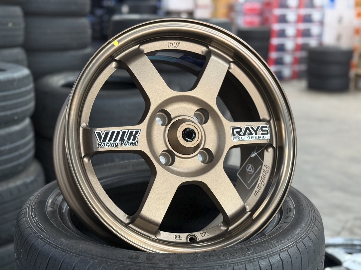 RAYS ENGINEERING 15インチホイール 15x7.0 JJ New 15x7 ULF TE37 OG Design (4 Wheel) 4x100 fit HONDA TOYOTA MAZDA