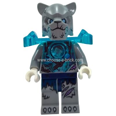 LEGO  Minifigur Sykor Heavy Armor loc132 aus Set 70222 Tormaks Schattenblazer