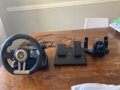 PXN V3II Pro Racing Car Gaming Steering Wheel with Pedals