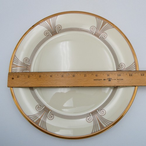 Juego de 2 platos de cena Lenox Eternal Deco 12 pulgadas descontinuados COMO ESTÁN - Imagen 11 de 11