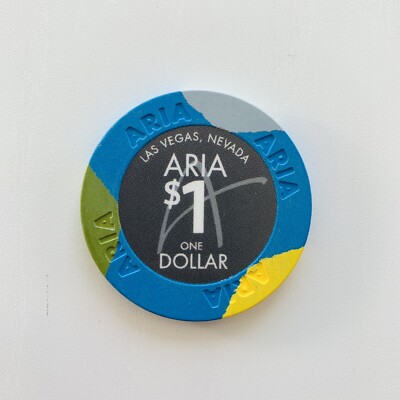       Aria * $1 Poker Chip / Jeton * 2009 * Las Vegas, Nevada * Casino   