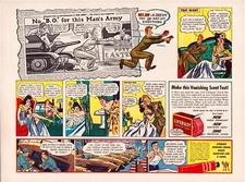 Print Ad Lifebuoy Soap Shaving Cream 1942 WW2 Full Page Magazine 10.5"x13.5"