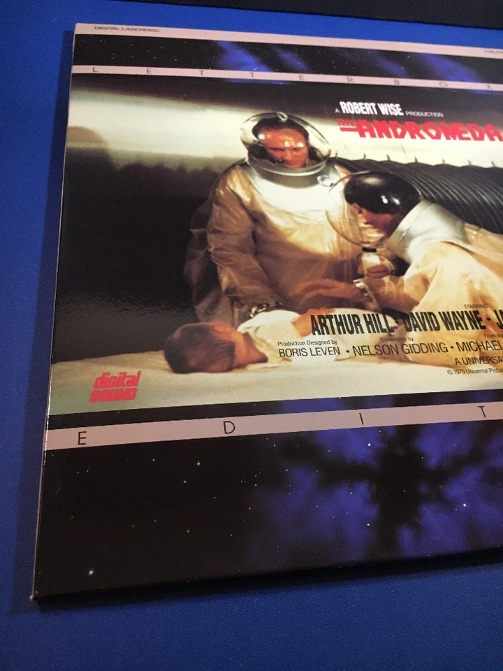 The Andromeda Strain Laserdisc- Letterboxed Edition LD 2 Disc Set Foto 2 de 4
