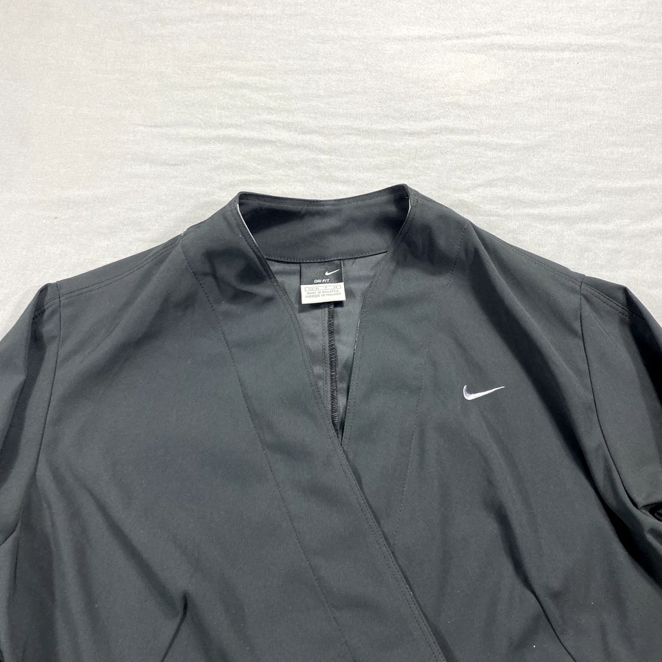 DE COLECCIÓN Nike Gi Mujeres Pequeñas Negras Artes Marciales Karate Jiu Jitsu Judo Elastizado Y2K Foto 3 de 4