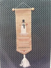 MOSEY 'N ME Counted Cross Stitch CHART PACK - B-R-R-R SHIVER SHIVER w/Fabric