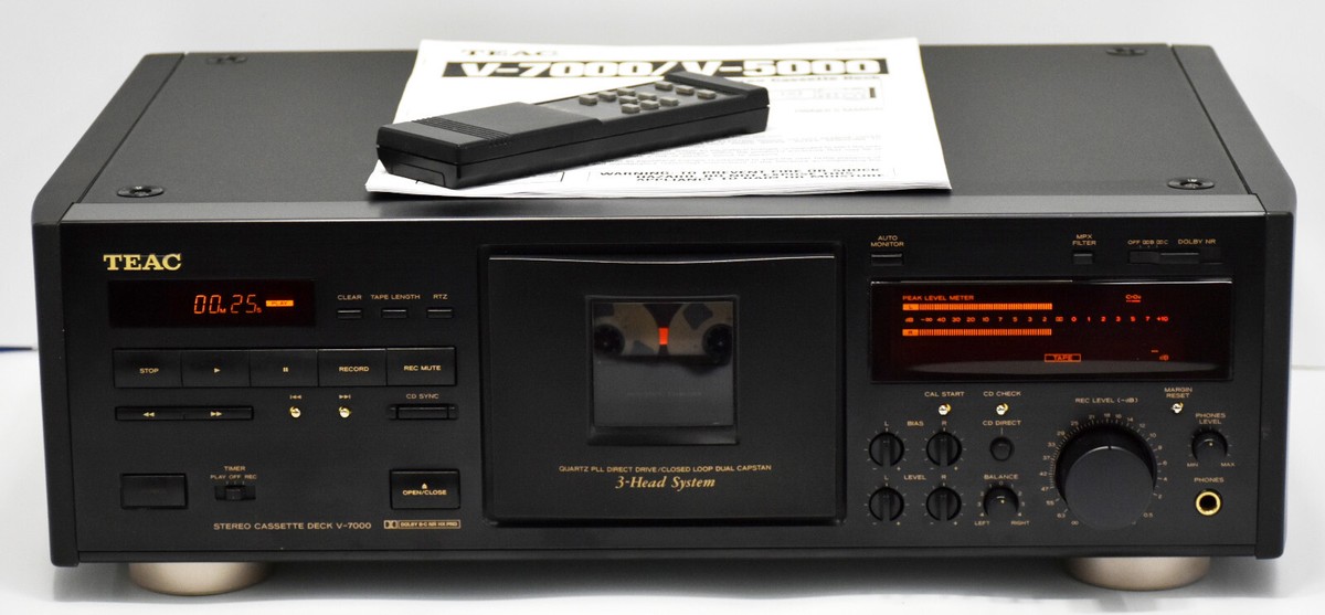 TEAC V-7000 High End 3-Head Quartz PLL Direct Drive Dual TEAC V-7000 High End 3-Head Quartz PLL Direct Drive Dual