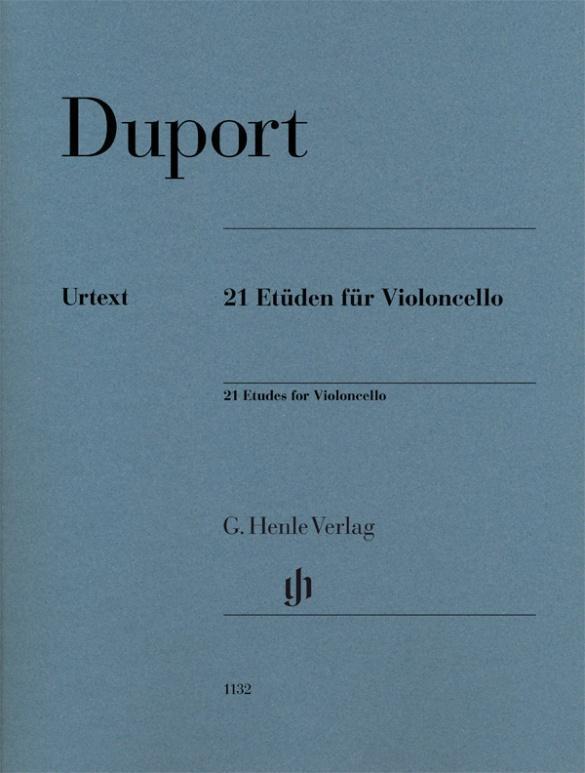 Thumbnail - Duport, Jean-louis - 21 Etüden Für Violoncello Jean-louis Duport