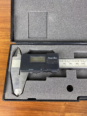 Practika Digital Micrometer Caliper 6  Model PDC-150 Used With Case