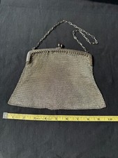 Antique German Silver Mesh Purse