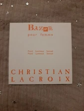 Perfume Card - Perfume Card. Christian Lacroix - Bazaar 