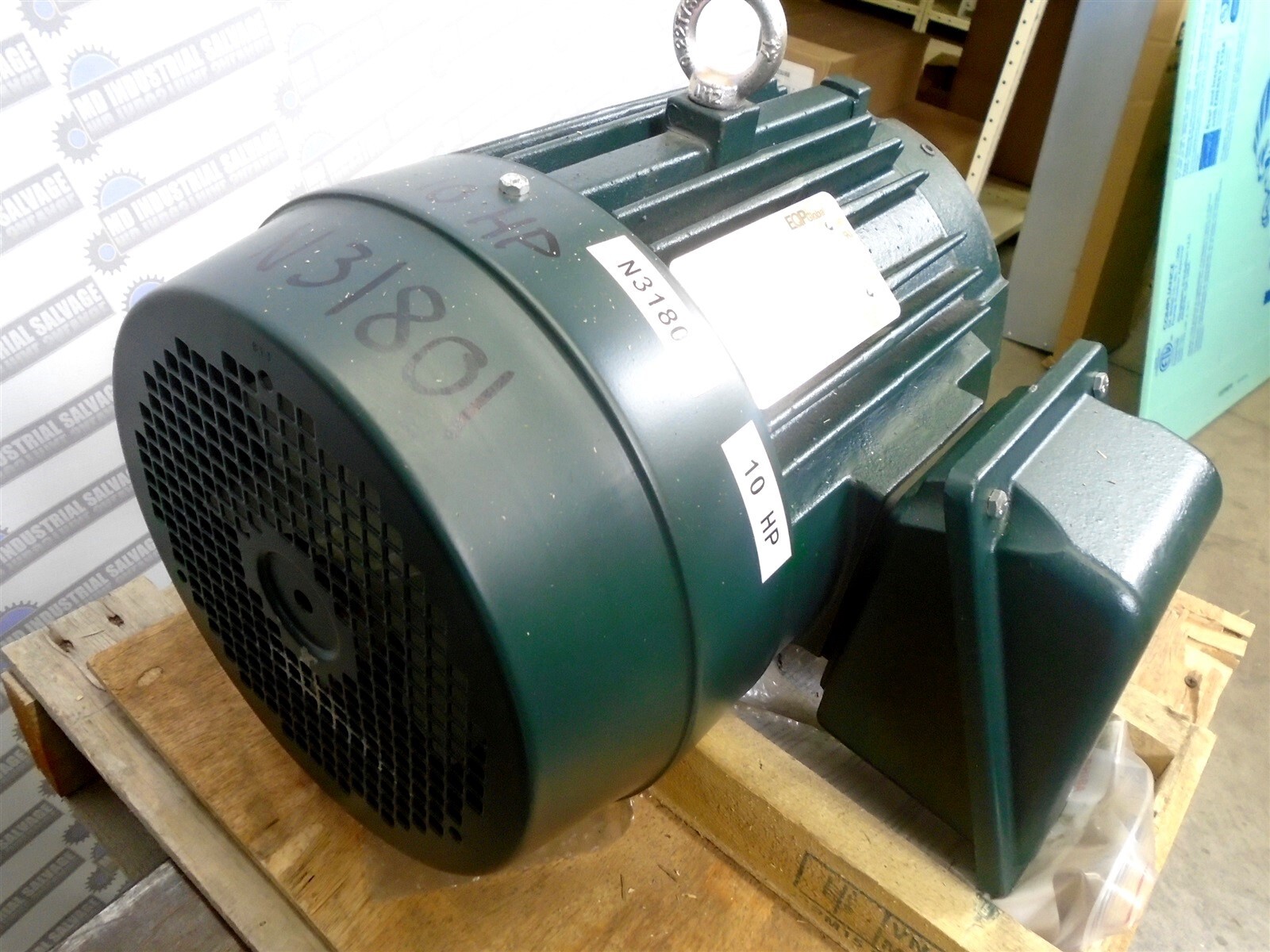 TOSHIBA 0104SDSR44A-P - Cont Duty EQP AC MOTOR - 10HP 1800RPM 230/460V - 1-3/8"