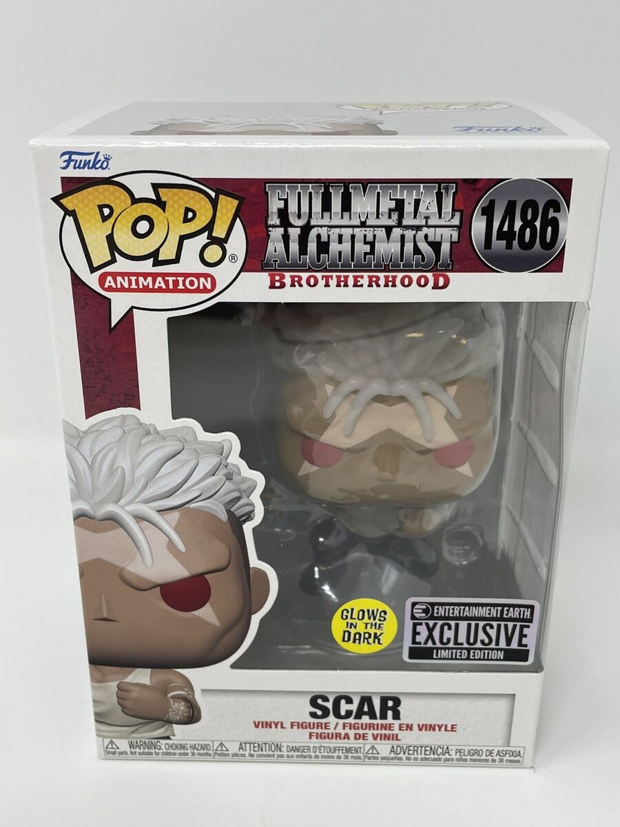 Funko Fullmetal Alchemist Brotherhood Exclusive POP Scar Glow